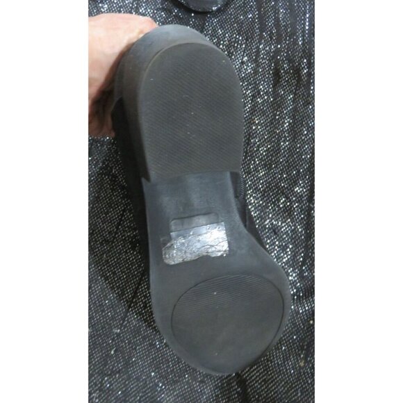 Solely Black Leather Zip Ankle Boots size 9 sleek - Picture 7 of 11